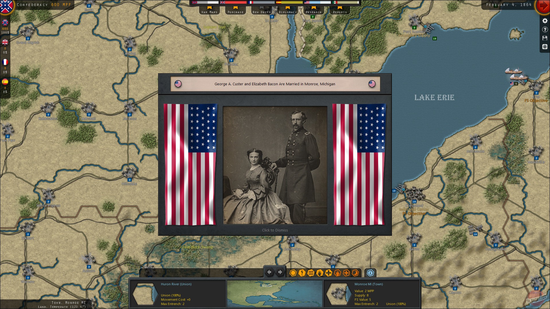 Скриншот из игры Strategic Command: American Civil War - 2