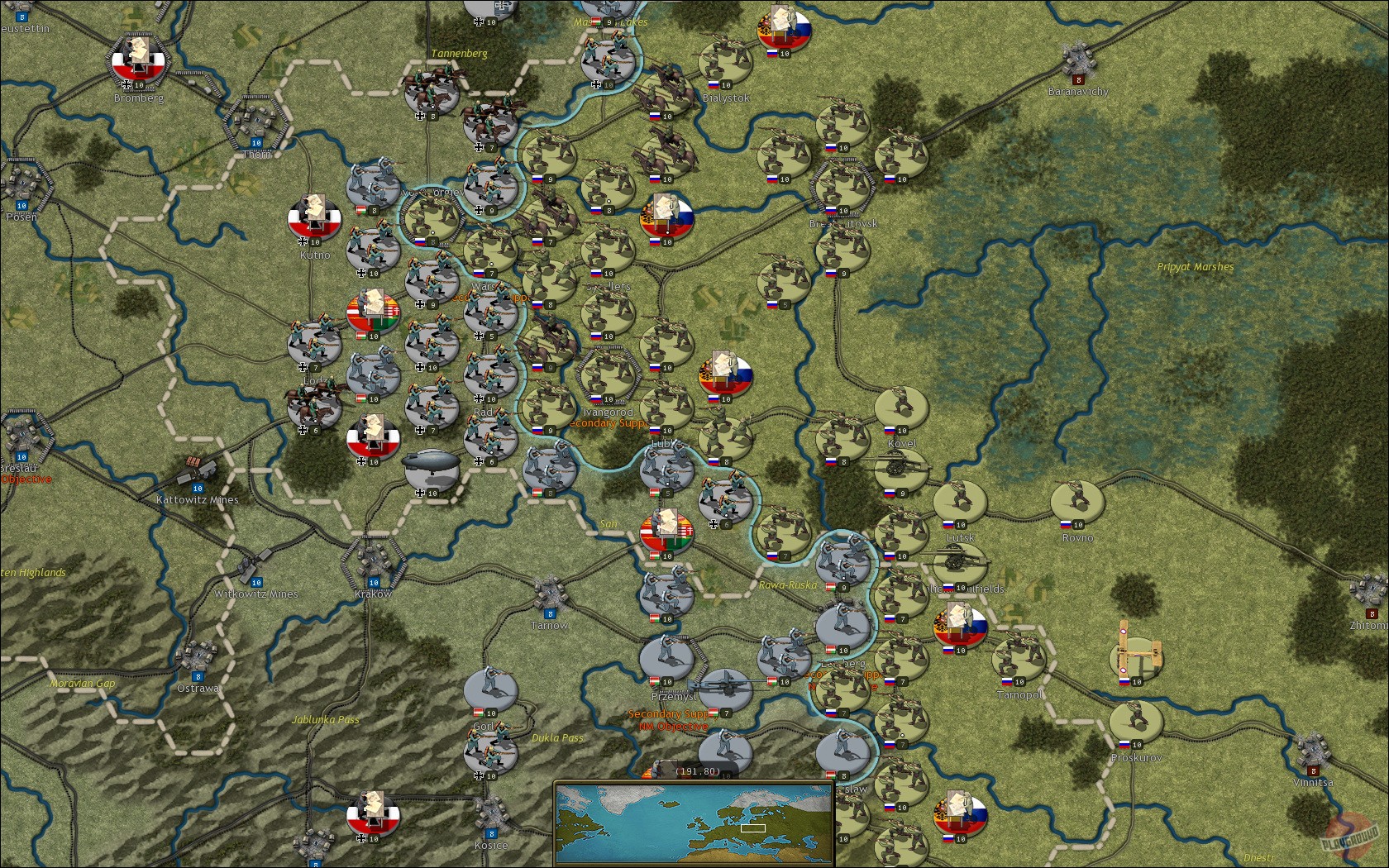 Скриншот из игры Strategic Command: World War I - 6