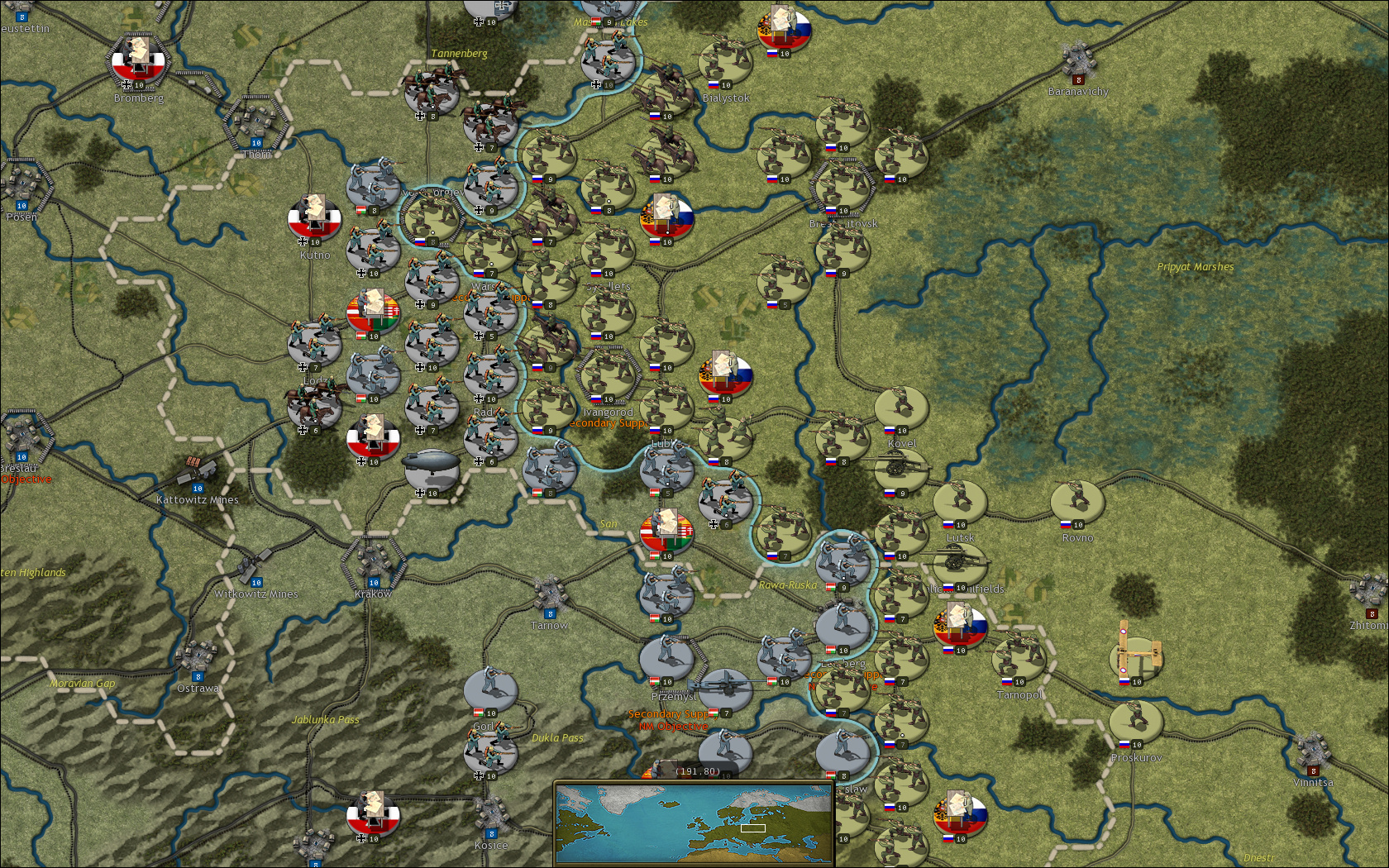 Скриншот из игры Strategic Command: World War I - 9