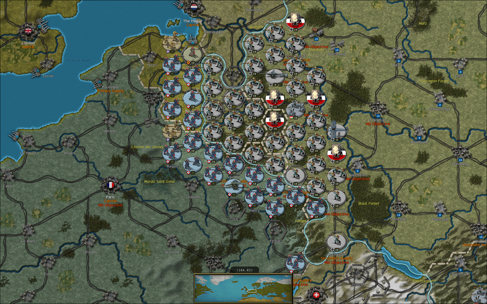 Скриншот из игры Strategic Command: World War I - 1