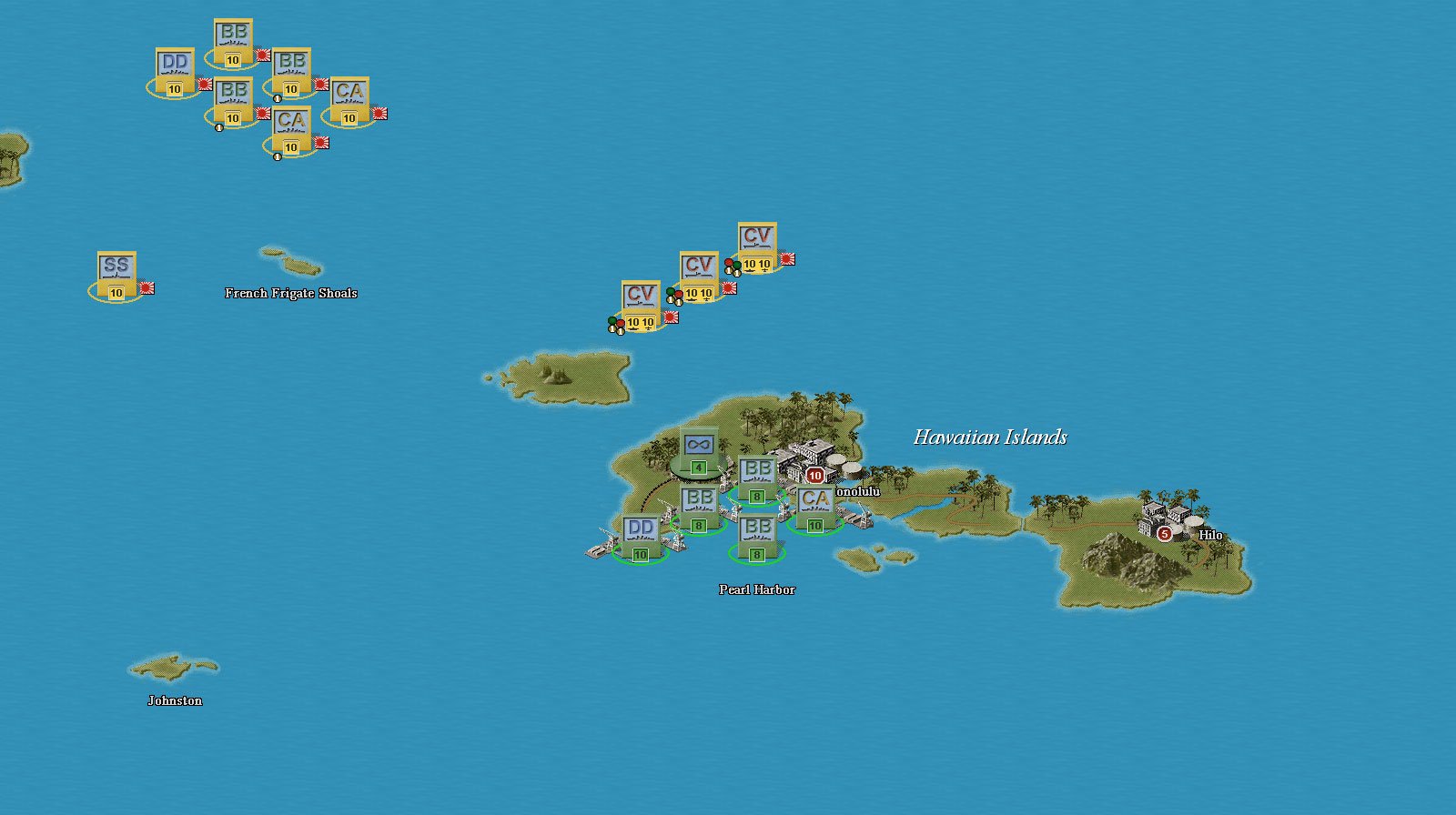 Скриншот из игры Strategic Command: WWII Pacific Theater - 6