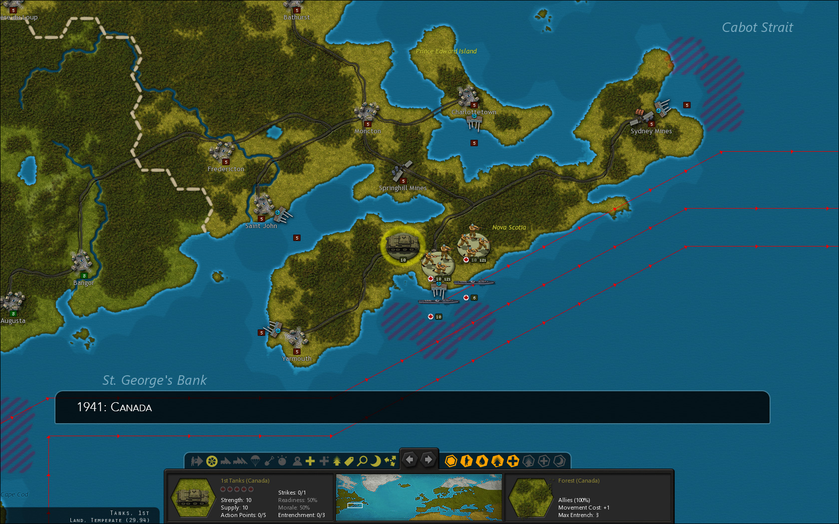 Скриншот из игры Strategic Command WWII: War in Europe - 57