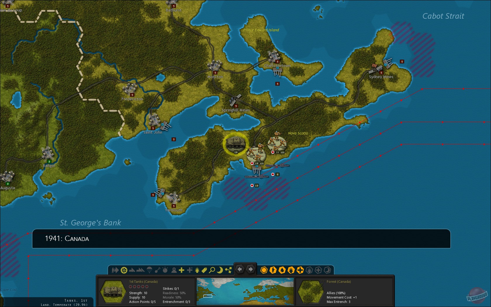 Скриншот из игры Strategic Command WWII: War in Europe - 13