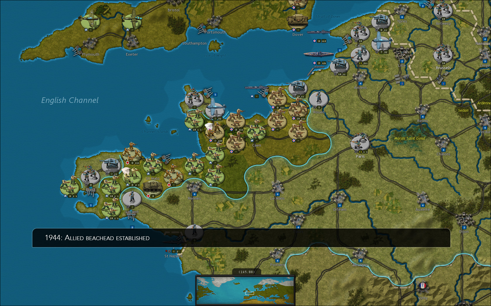 Скриншот из игры Strategic Command WWII: War in Europe - 78