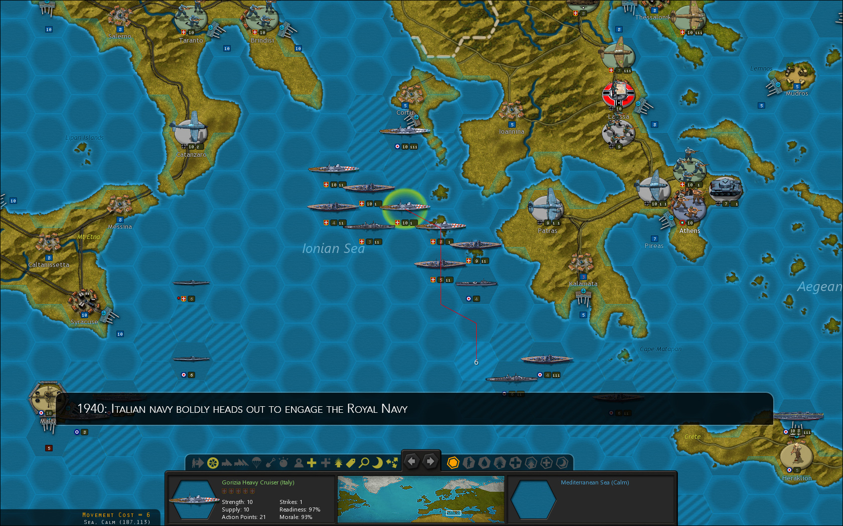 Скриншот из игры Strategic Command WWII: War in Europe - 33