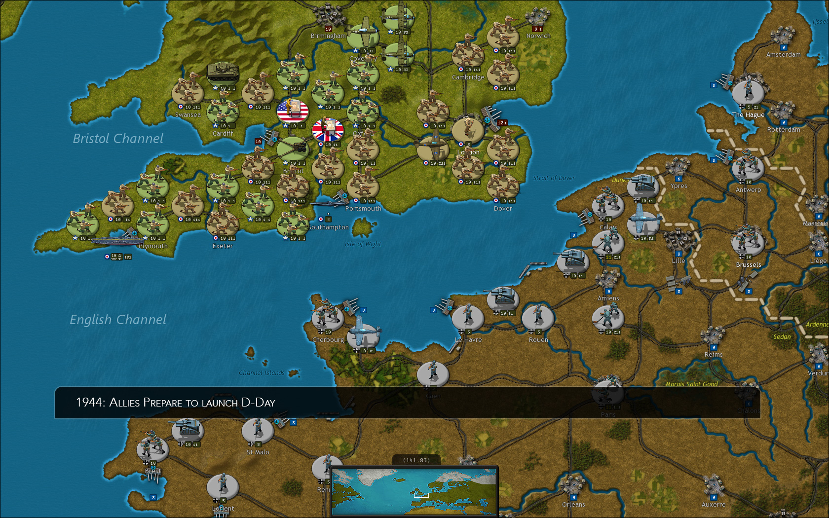 Скриншот из игры Strategic Command WWII: War in Europe - 34