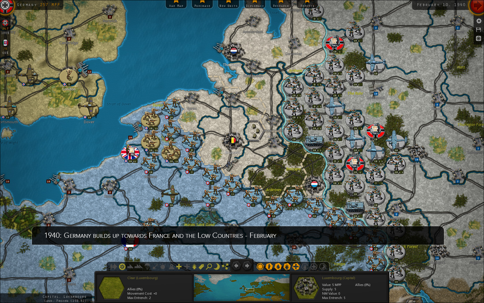 Скриншот из игры Strategic Command WWII: War in Europe - 14