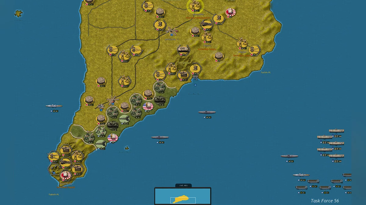 Скриншот из игры Strategic Command WWII: War in the Pacific - 5