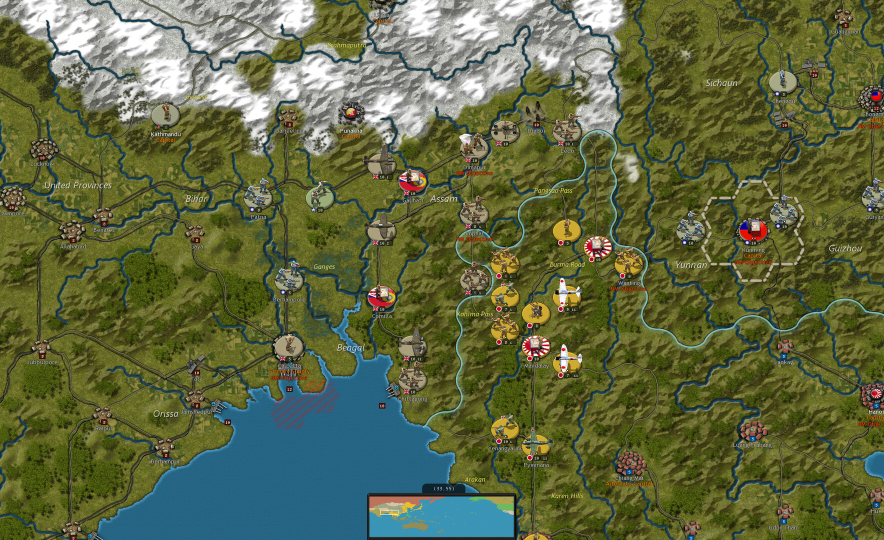 Скриншот из игры Strategic Command WWII: War in the Pacific - 1