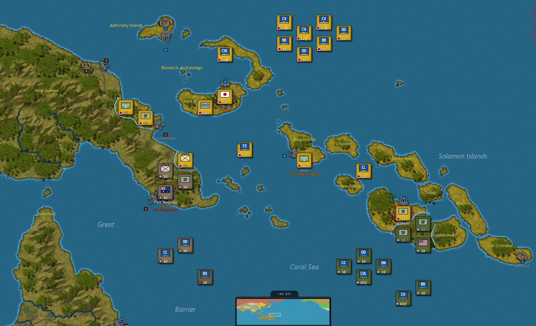 Скриншот из игры Strategic Command WWII: War in the Pacific - 14