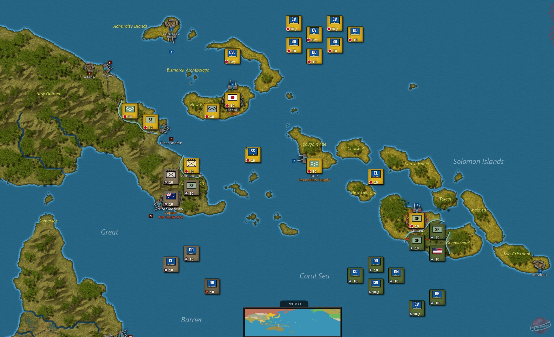 Скриншот из игры Strategic Command WWII: War in the Pacific - 11