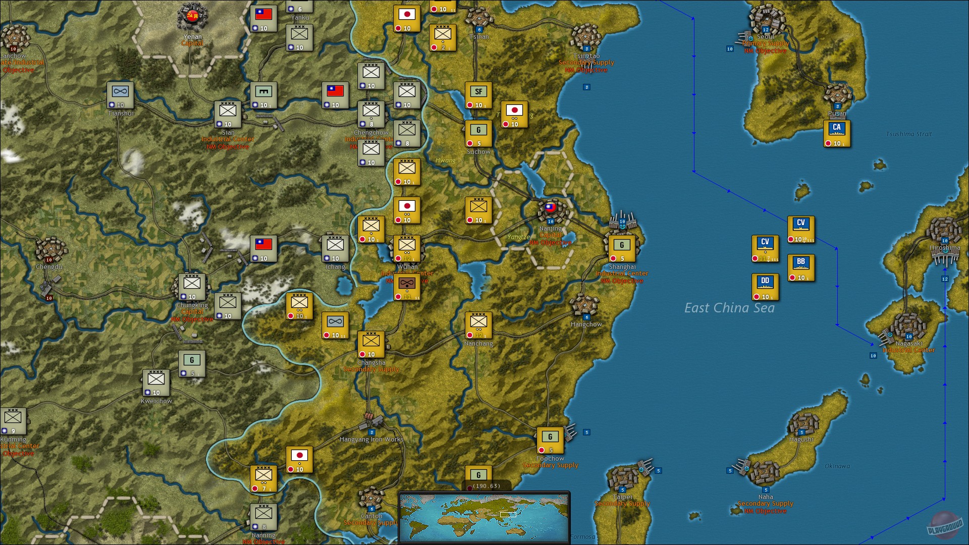 Скриншот из игры Strategic Command WWII: World at War - 15