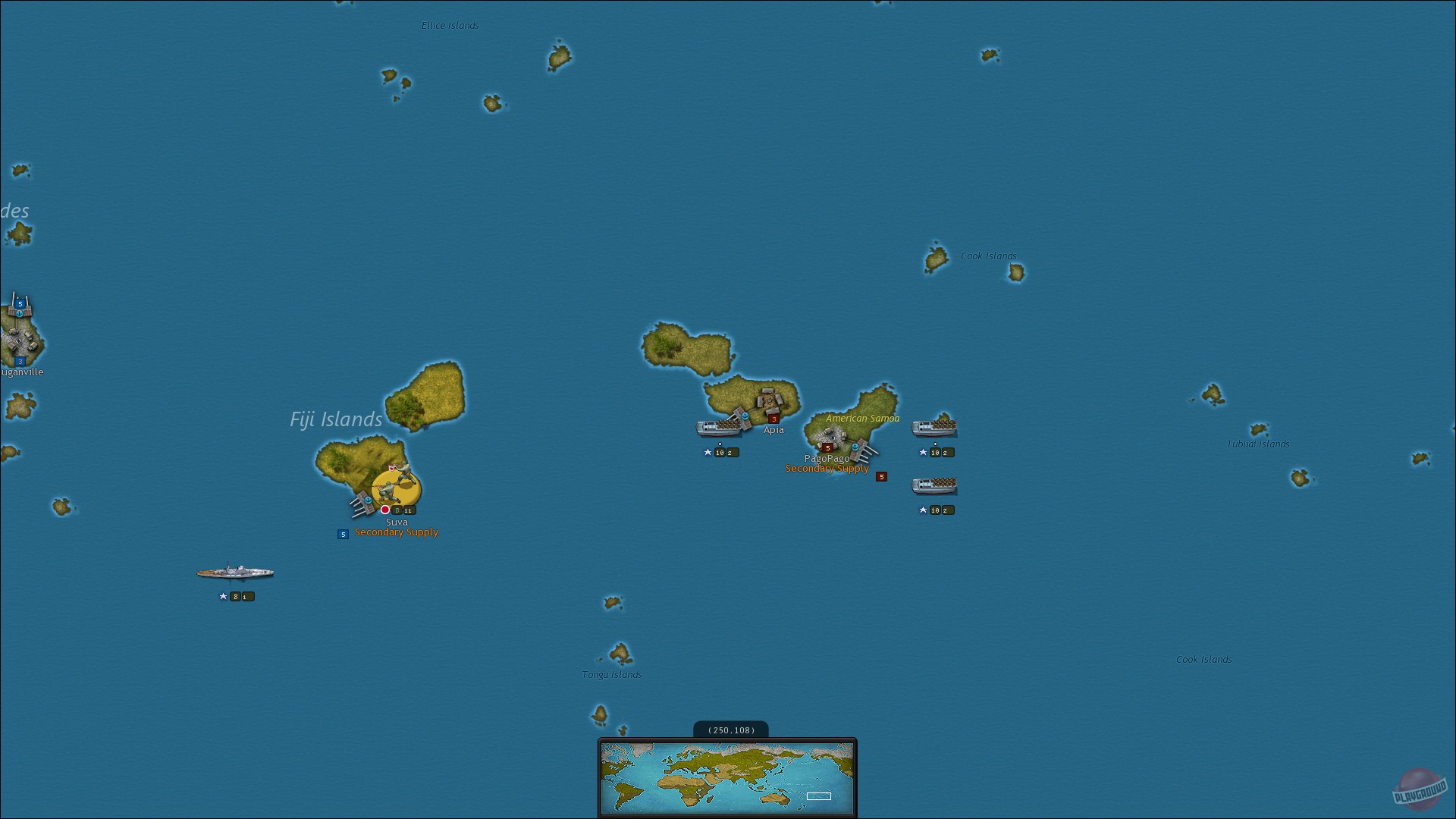 Скриншот из игры Strategic Command WWII: World at War - 1