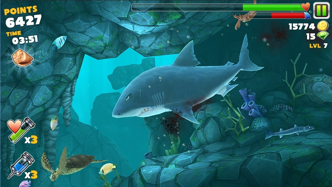 Скриншот из игры Hungry Shark Evolution - 4
