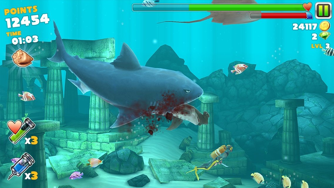 Скриншот из игры Hungry Shark Evolution - 5