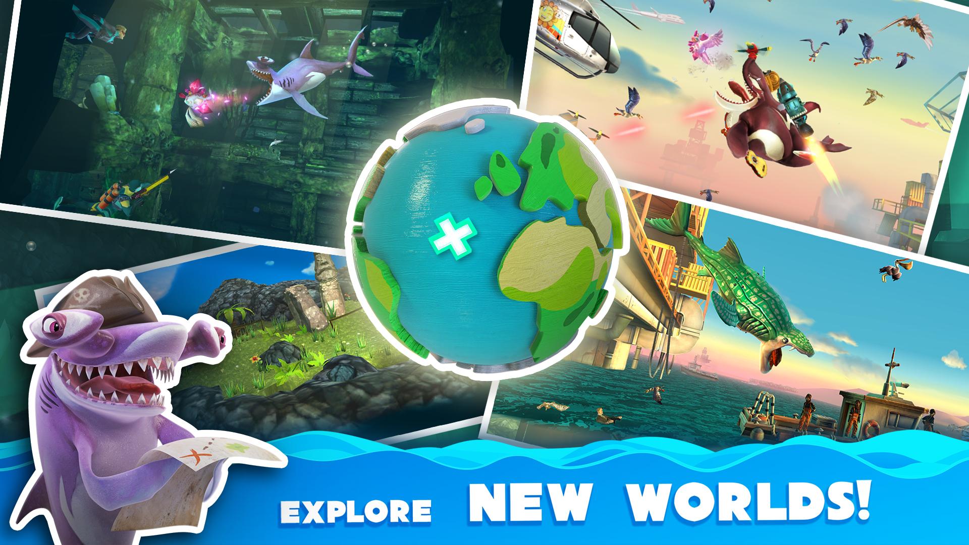 Скриншот из игры Hungry Shark World - 19