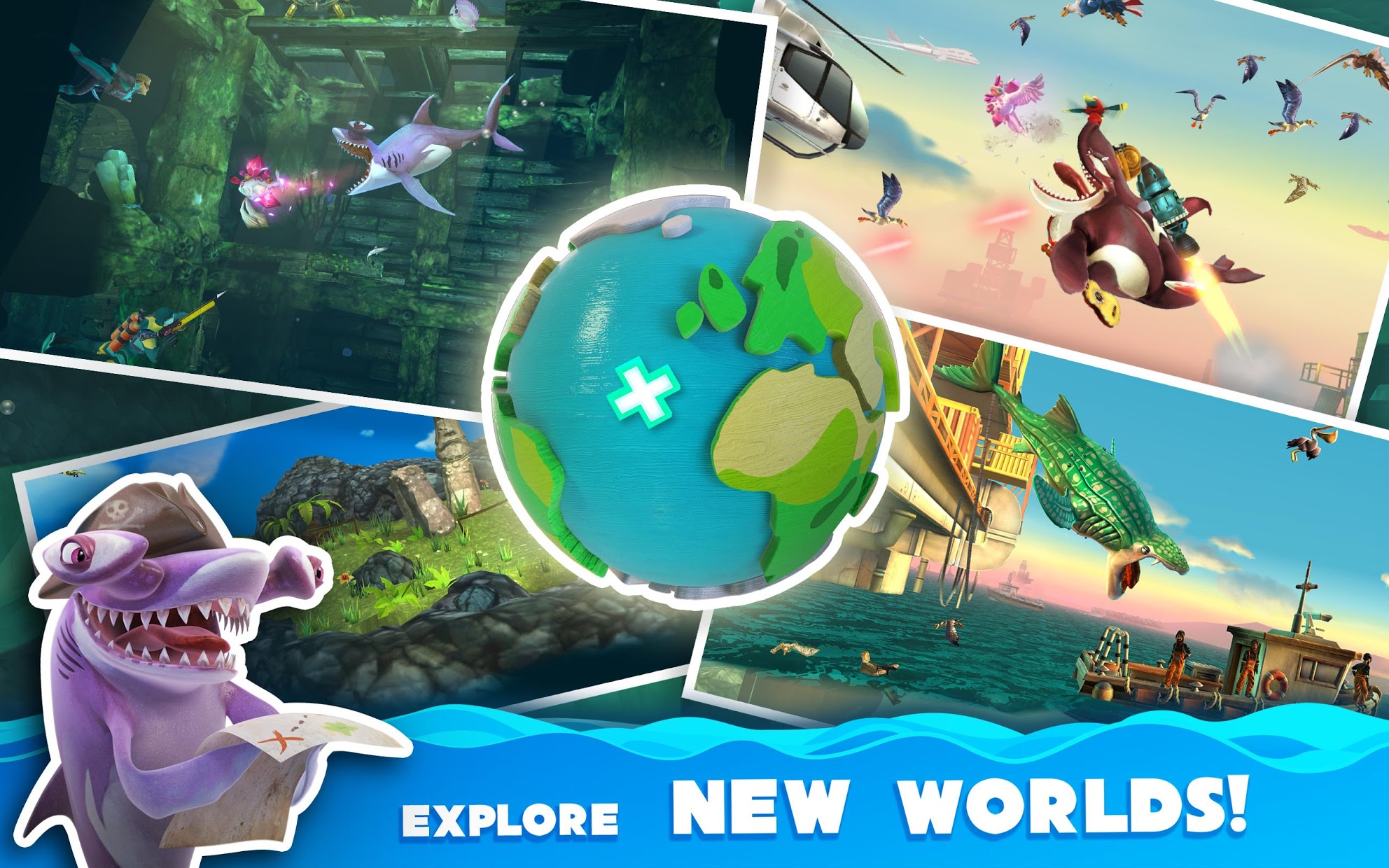 Скриншот из игры Hungry Shark World - 45