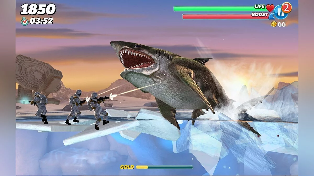 Скриншот из игры Hungry Shark World - 30