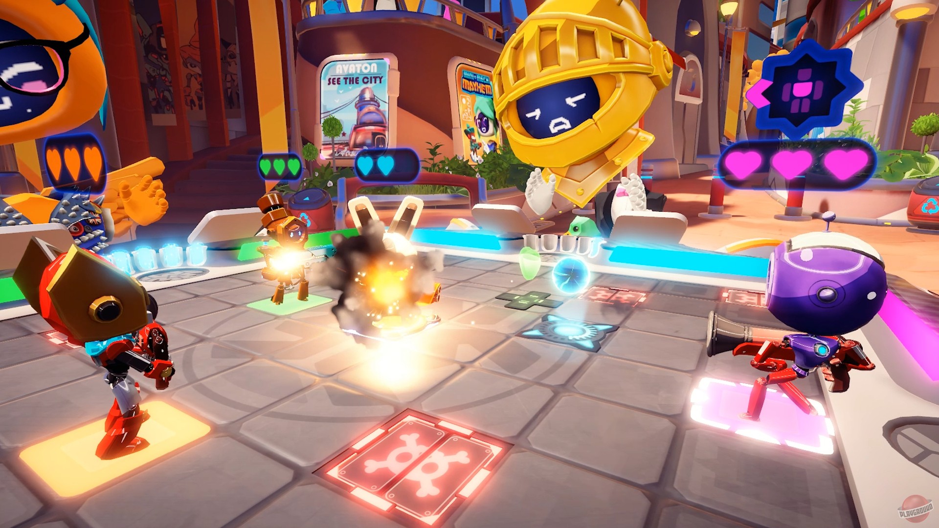 Скриншот из игры Mini-Mech Mayhem - 7