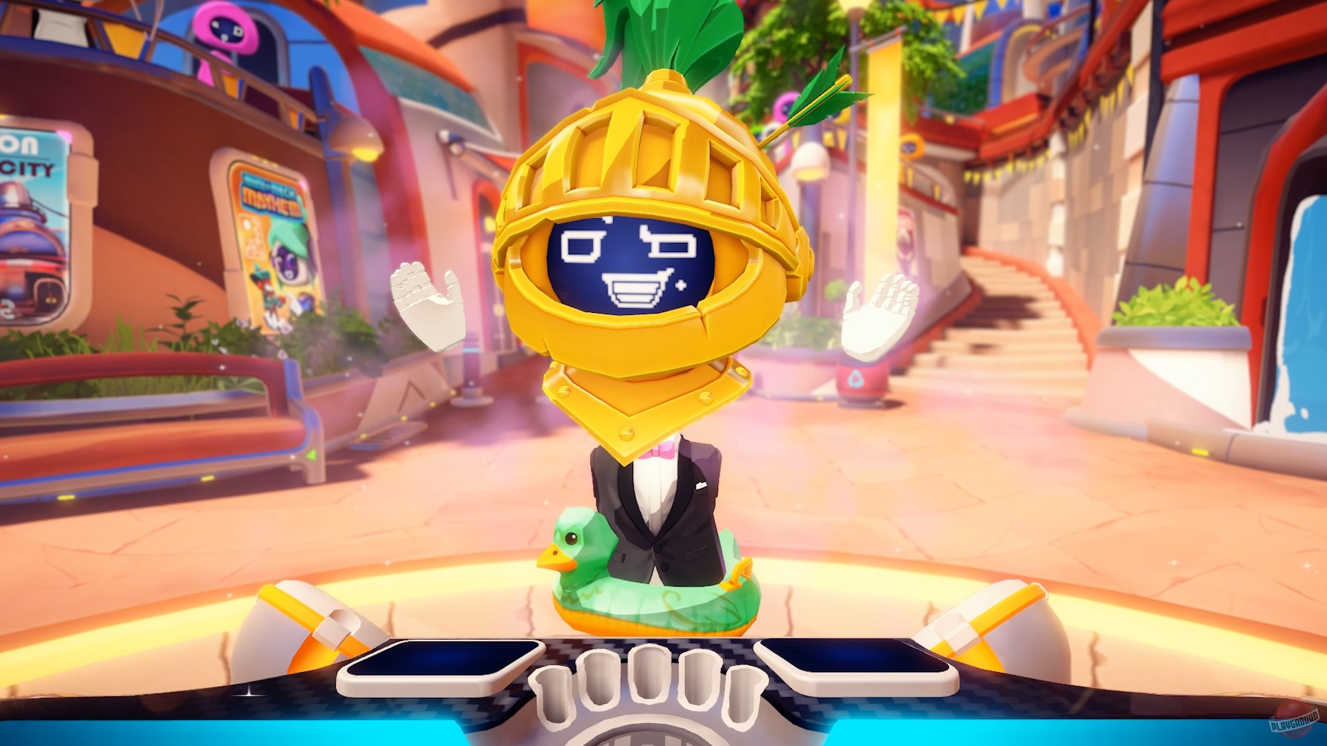 Скриншот из игры Mini-Mech Mayhem - 3