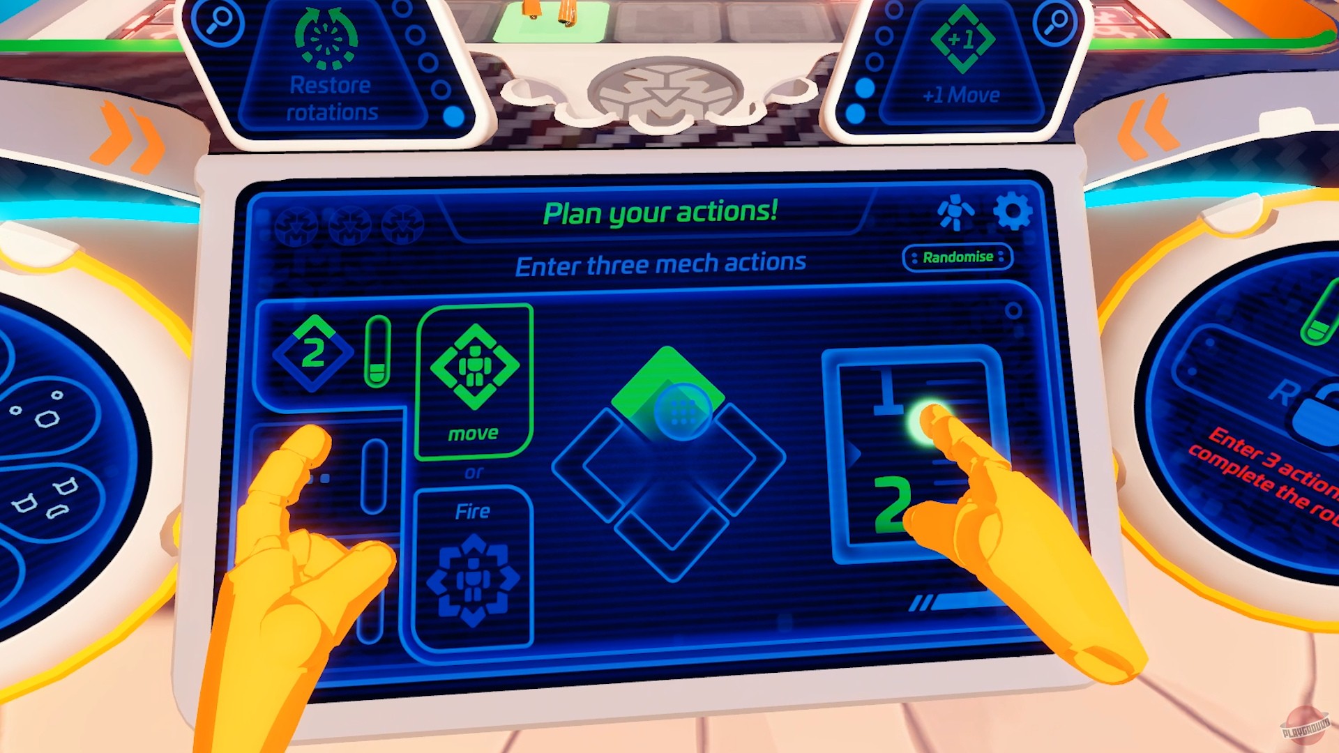 Скриншот из игры Mini-Mech Mayhem - 2