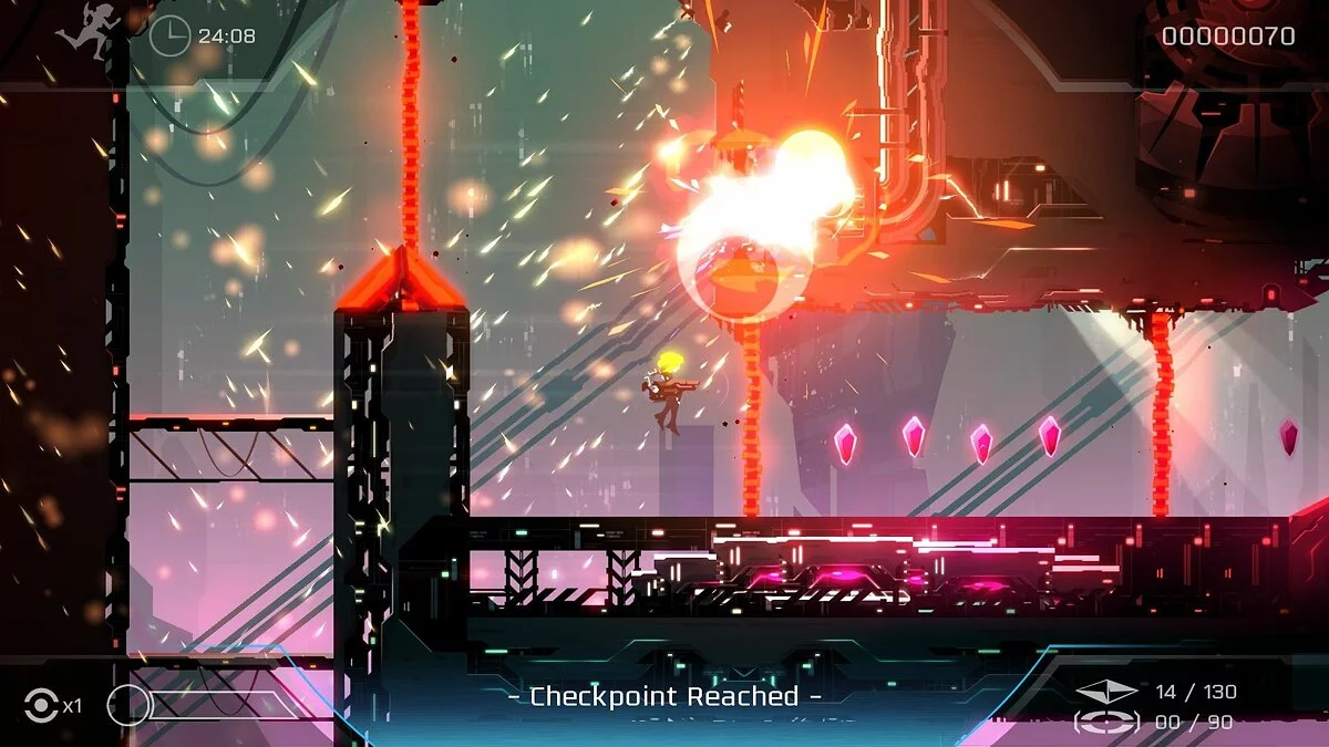 Скриншот из игры Velocity 2X - 21