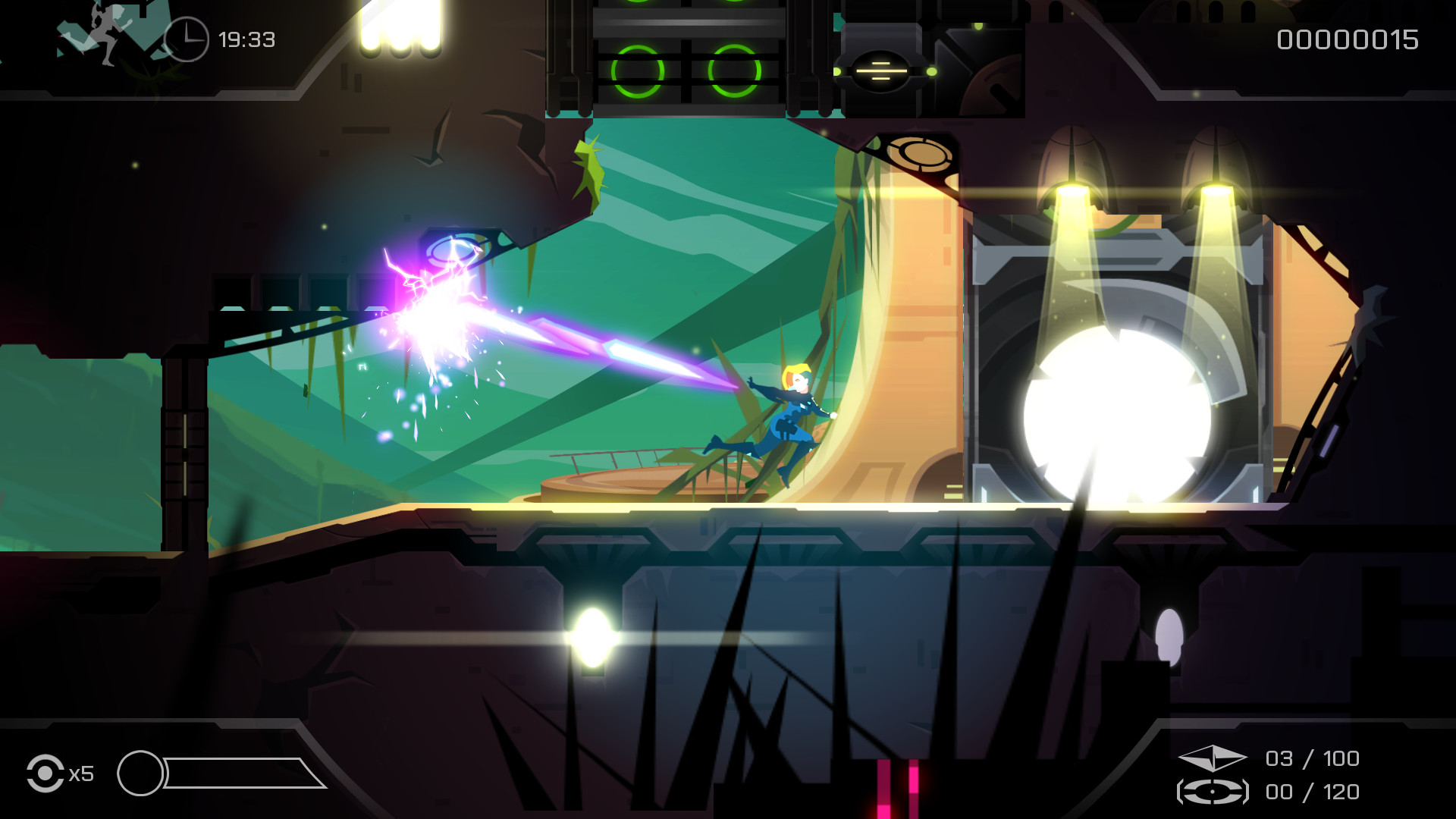 Скриншот из игры Velocity 2X - 22