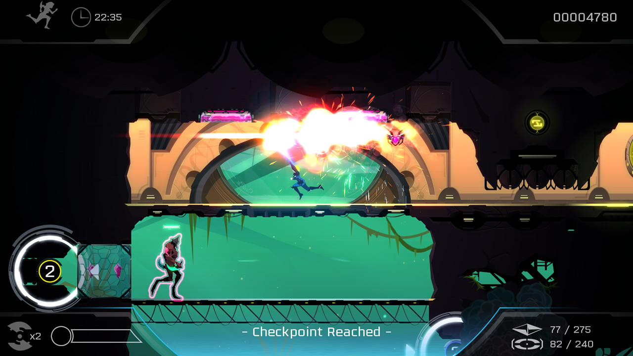 Скриншот из игры Velocity 2X - 38