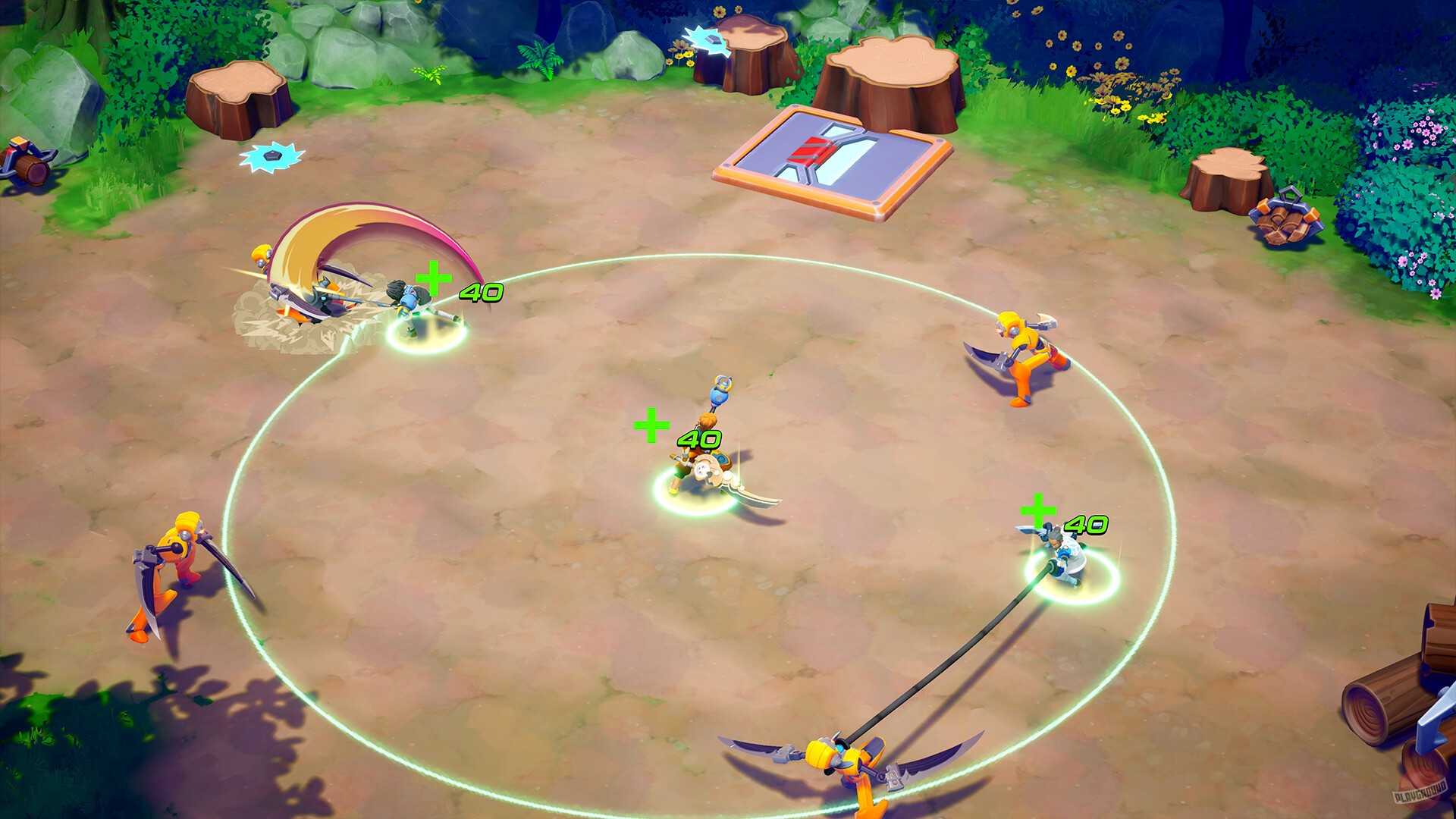 Скриншот из игры Lynked: Banner of the Spark - 1