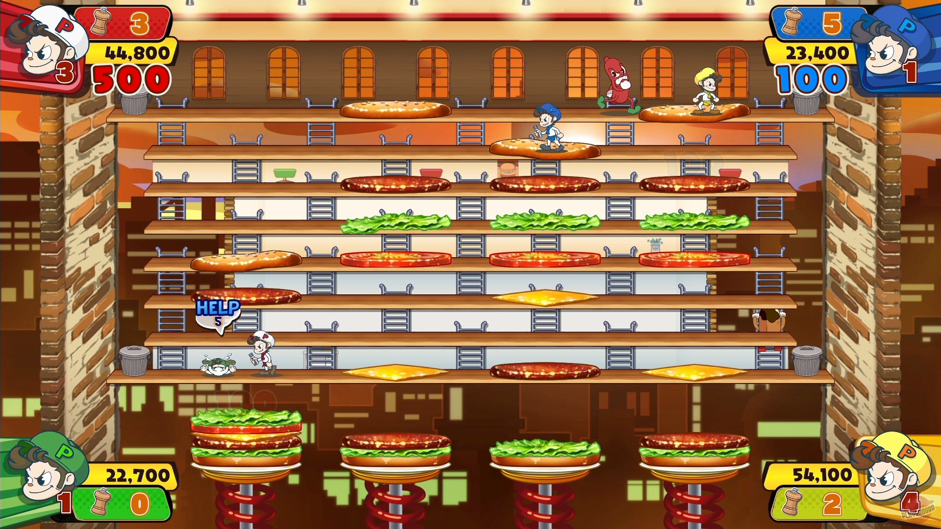 Скриншот из игры BurgerTime Party! - 13