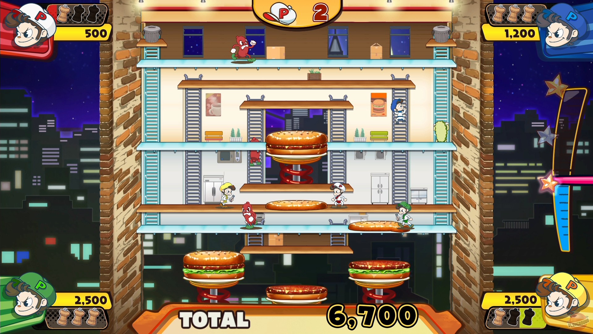 Скриншот из игры BurgerTime Party! - 4