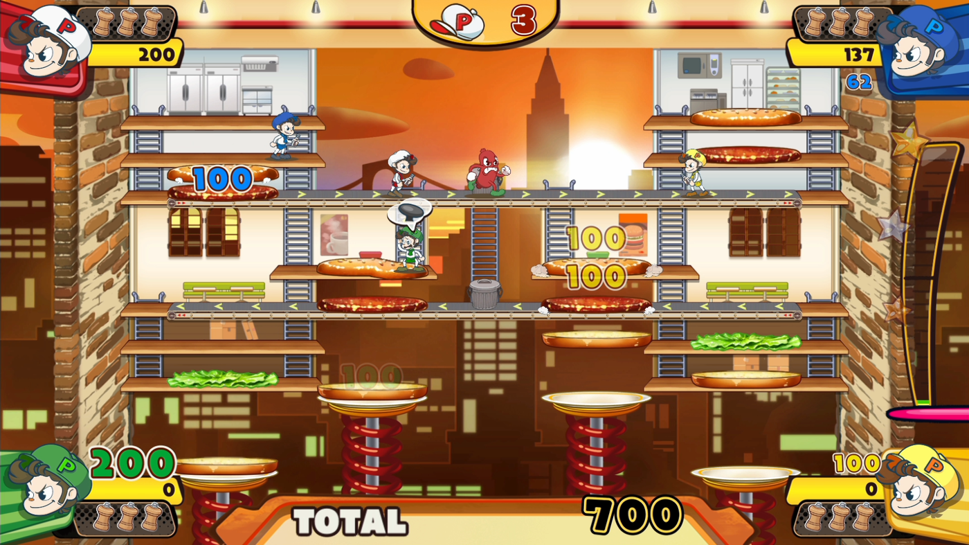 Скриншот из игры BurgerTime Party! - 1