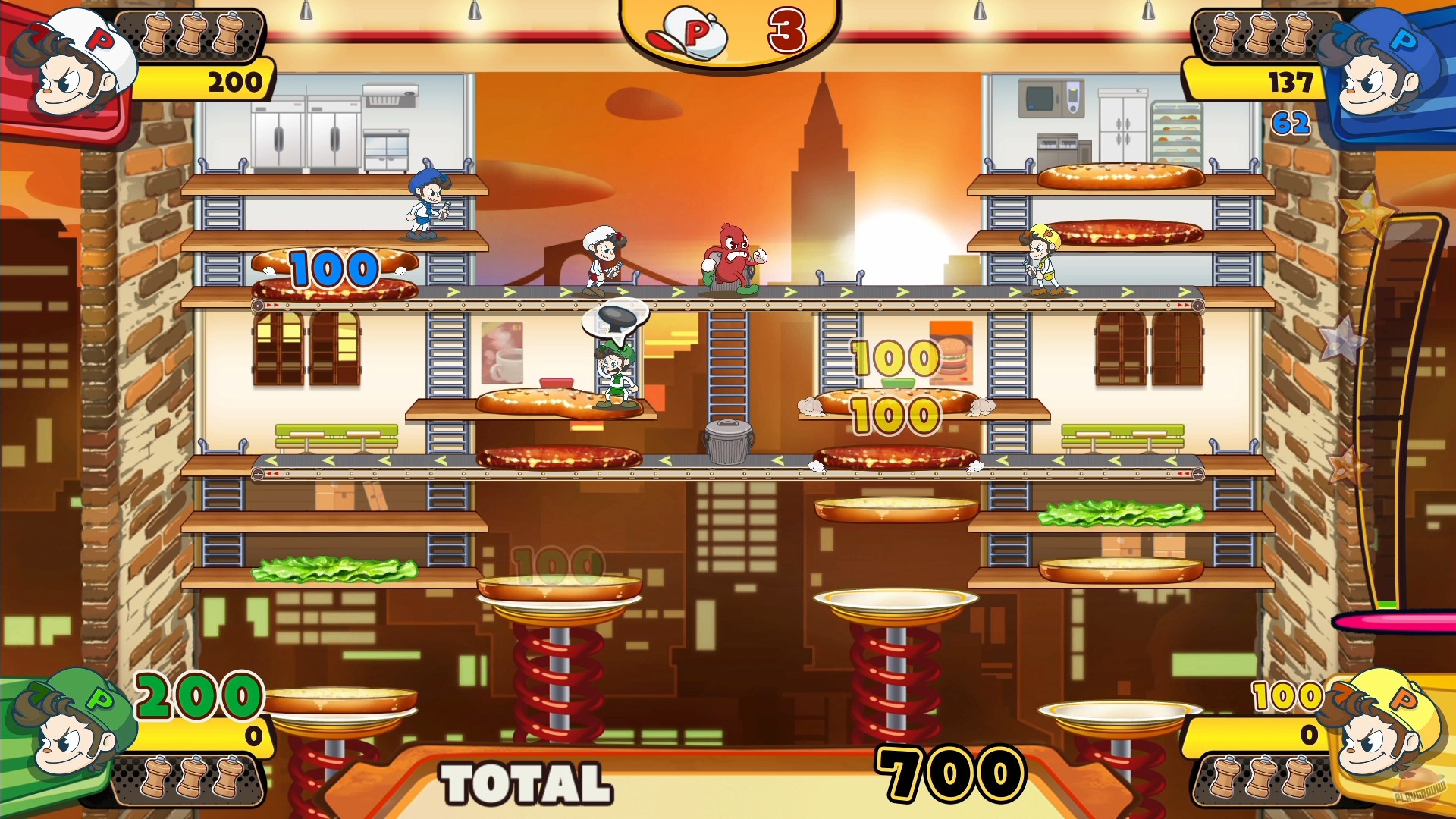 Скриншот из игры BurgerTime Party! - 9