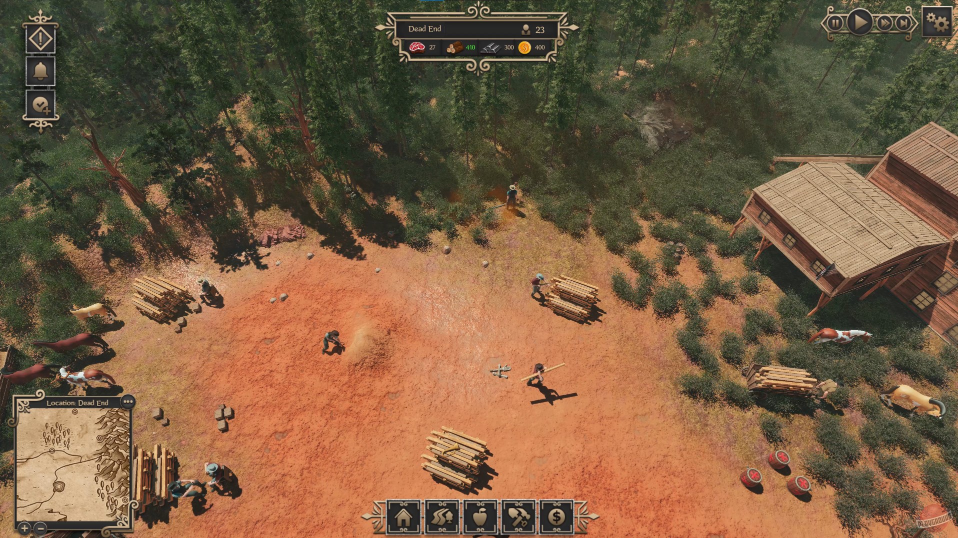 Скриншот из игры Wild West Builder - 2