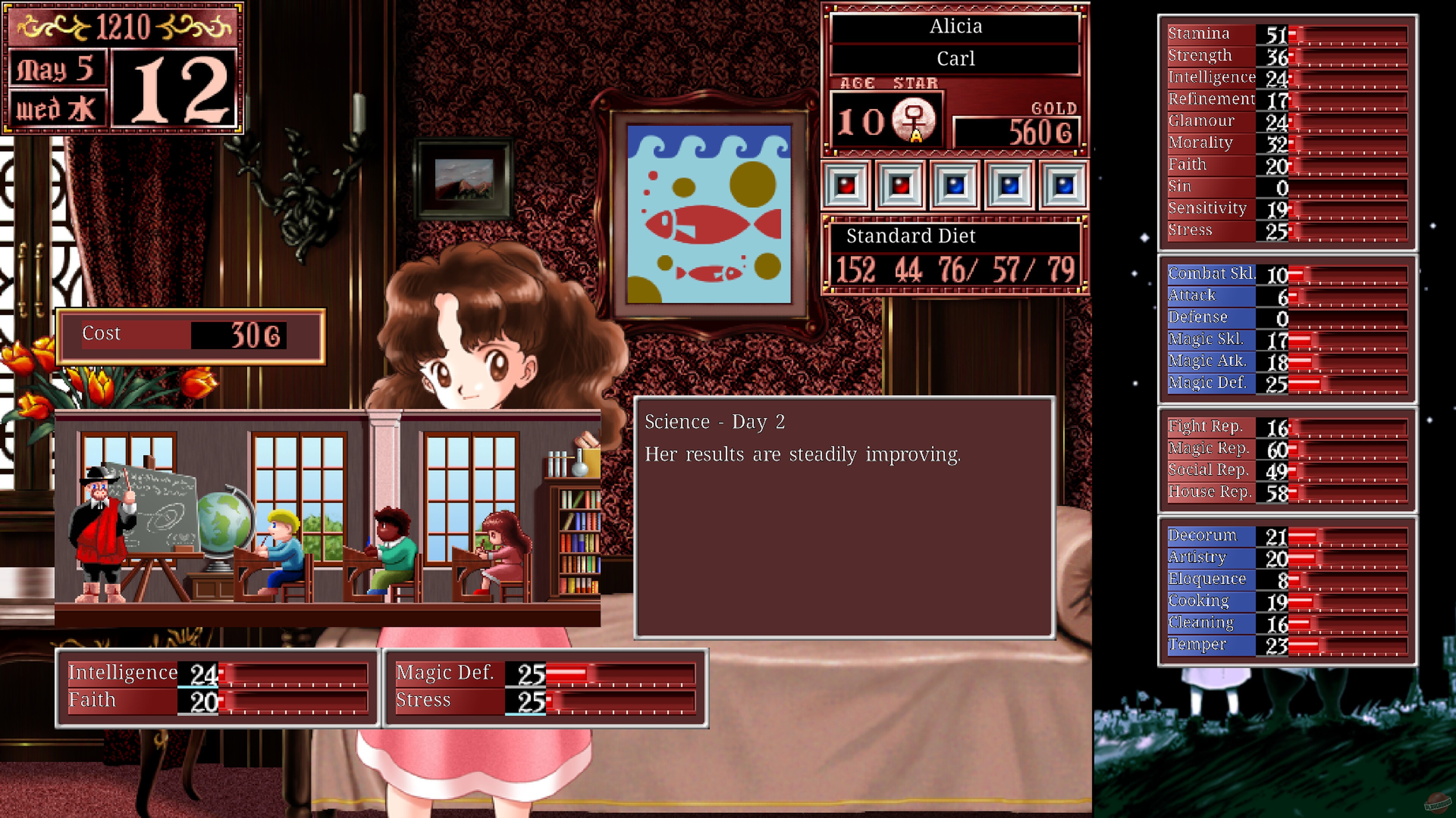 Скриншот из игры Princess Maker 2 - 6
