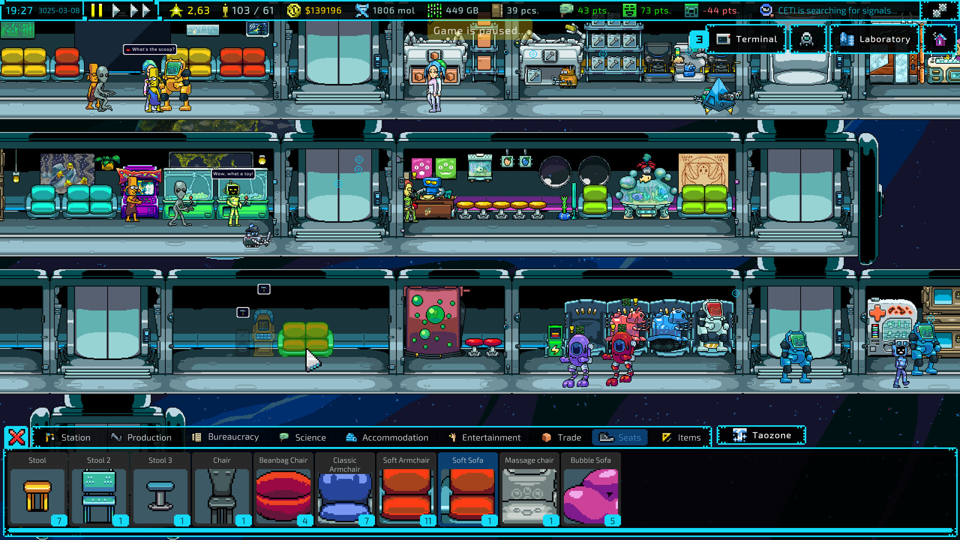 Скриншот из игры Galaxy Pass Station - 35