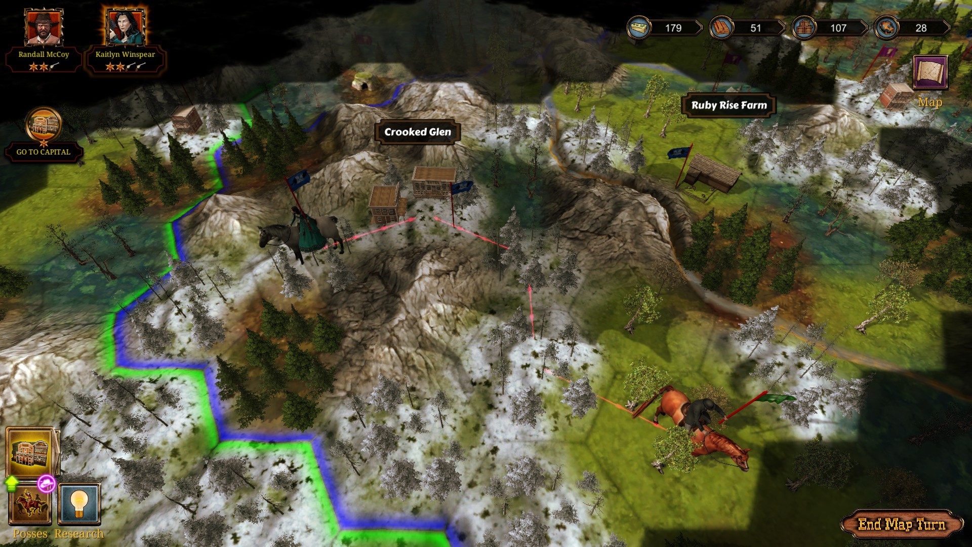 Скриншот из игры The Feud: Wild West Tactics - 35