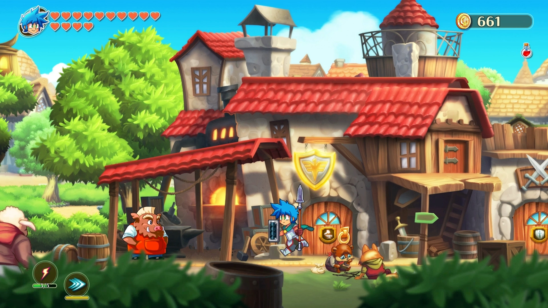 Скриншот из игры Monster Boy and the Cursed Kingdom - 4