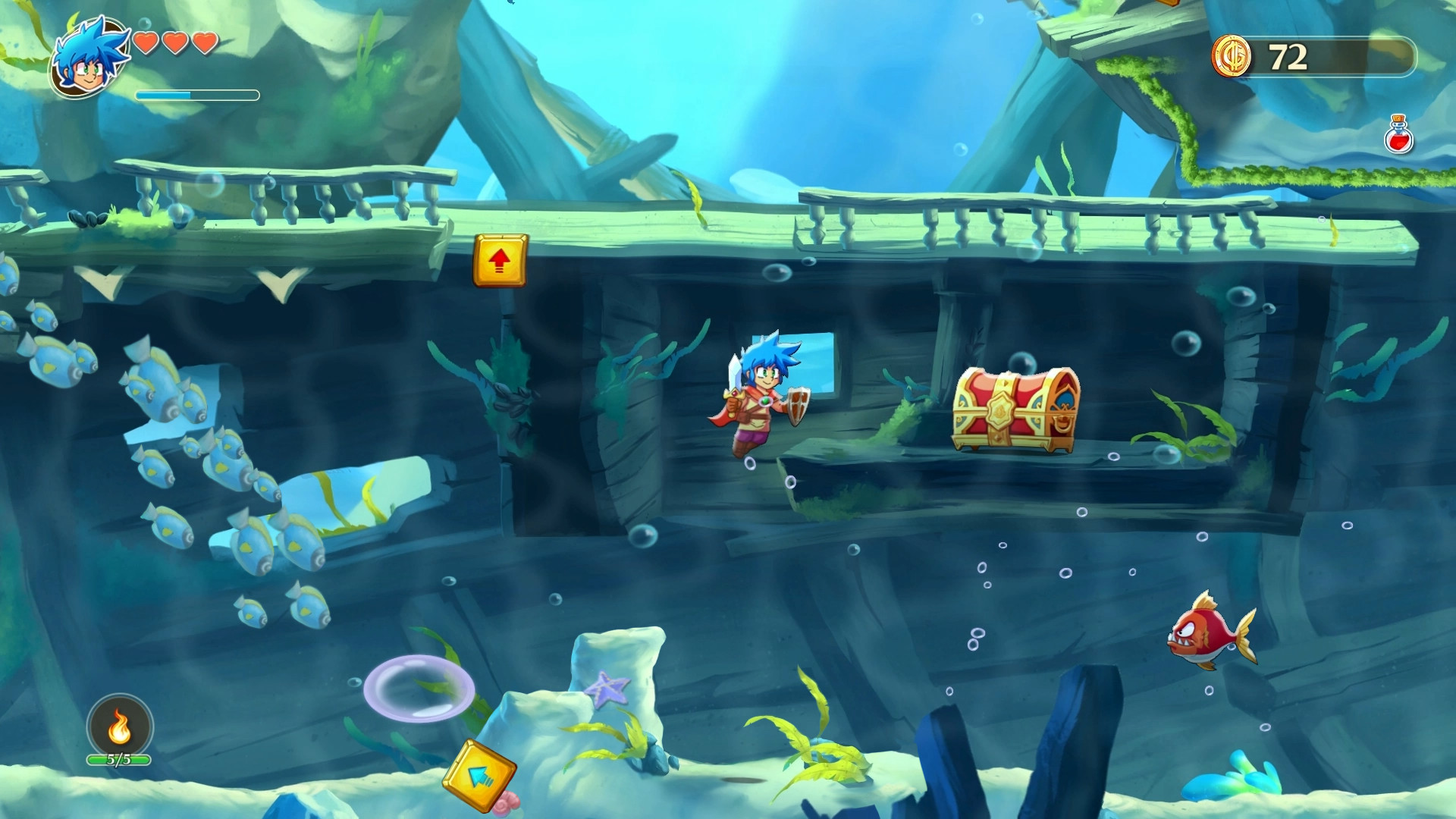 Скриншот из игры Monster Boy and the Cursed Kingdom - 7