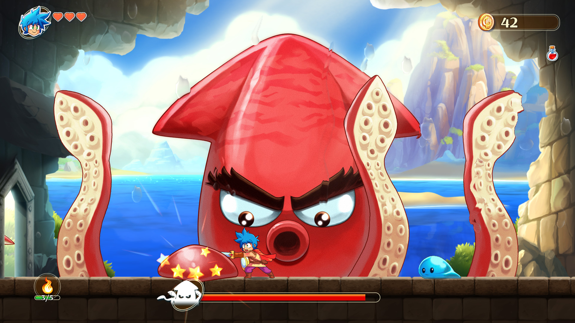 Скриншот из игры Monster Boy and the Cursed Kingdom - 10