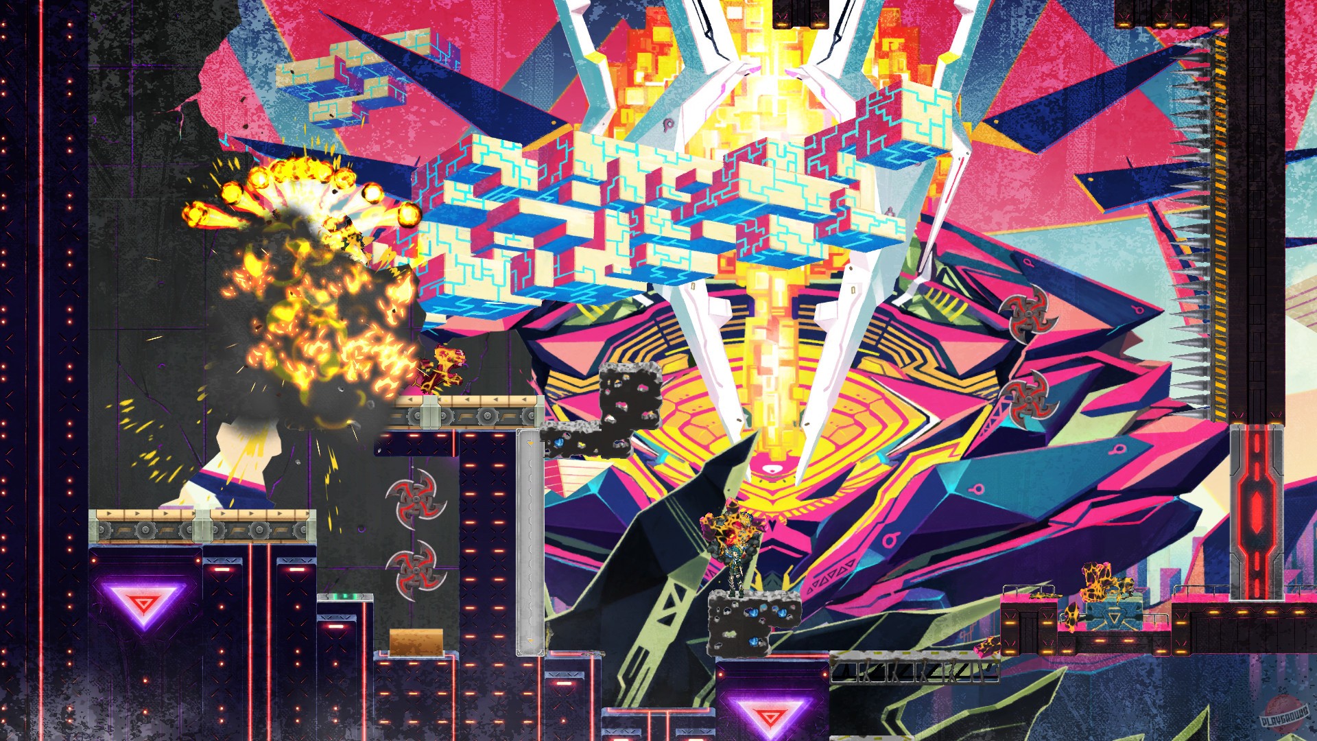 Скриншот из игры GIGA WRECKER - 18