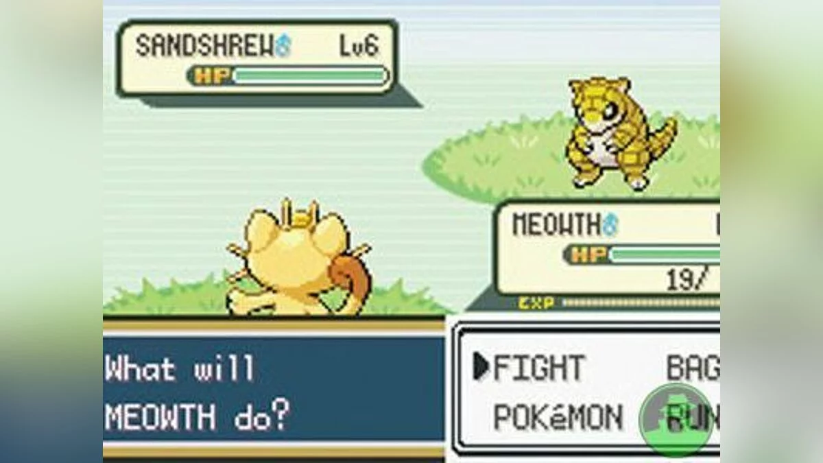 Скриншот из игры Pokémon FireRed Version - 1