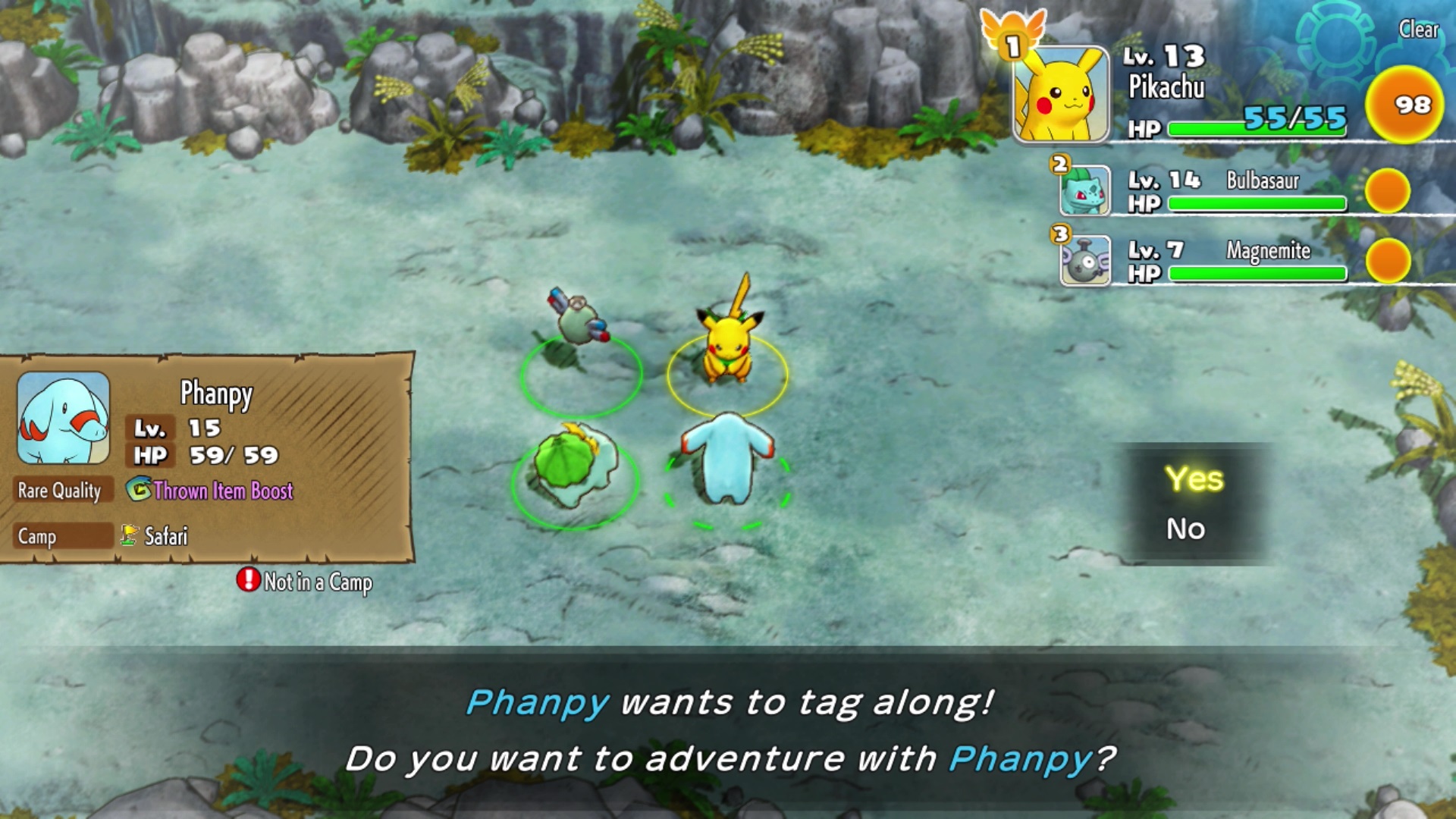 Скриншот из игры Pokémon Mystery Dungeon: Rescue Team DX - 7