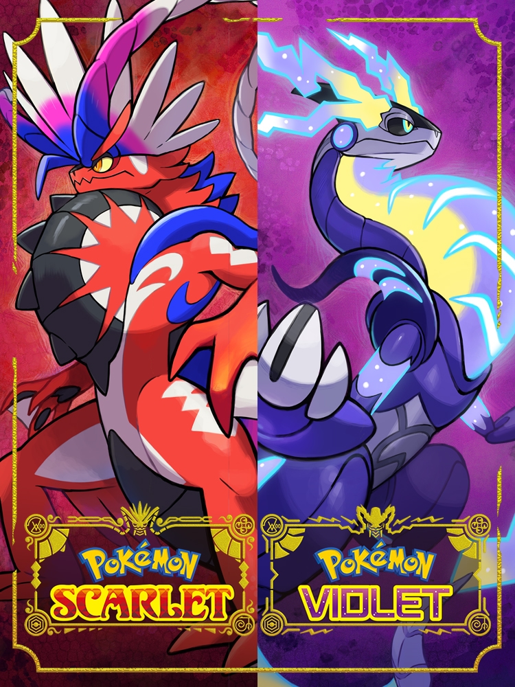 Обложка игры Pokemon Scarlet and Violet