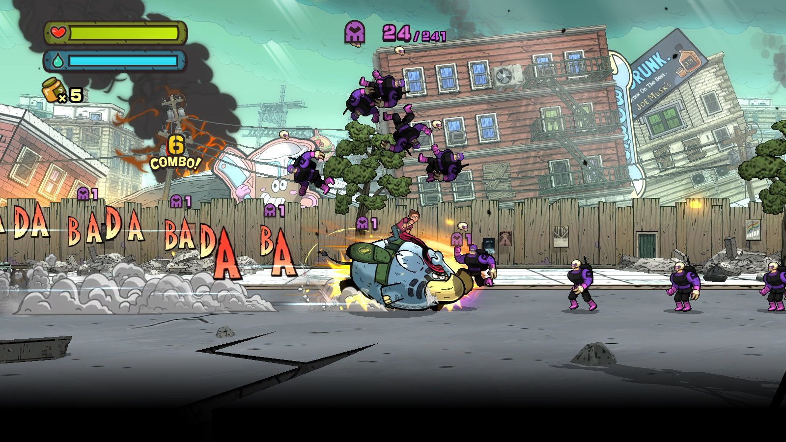 Скриншот из игры TEMBO THE BADASS ELEPHANT - 47