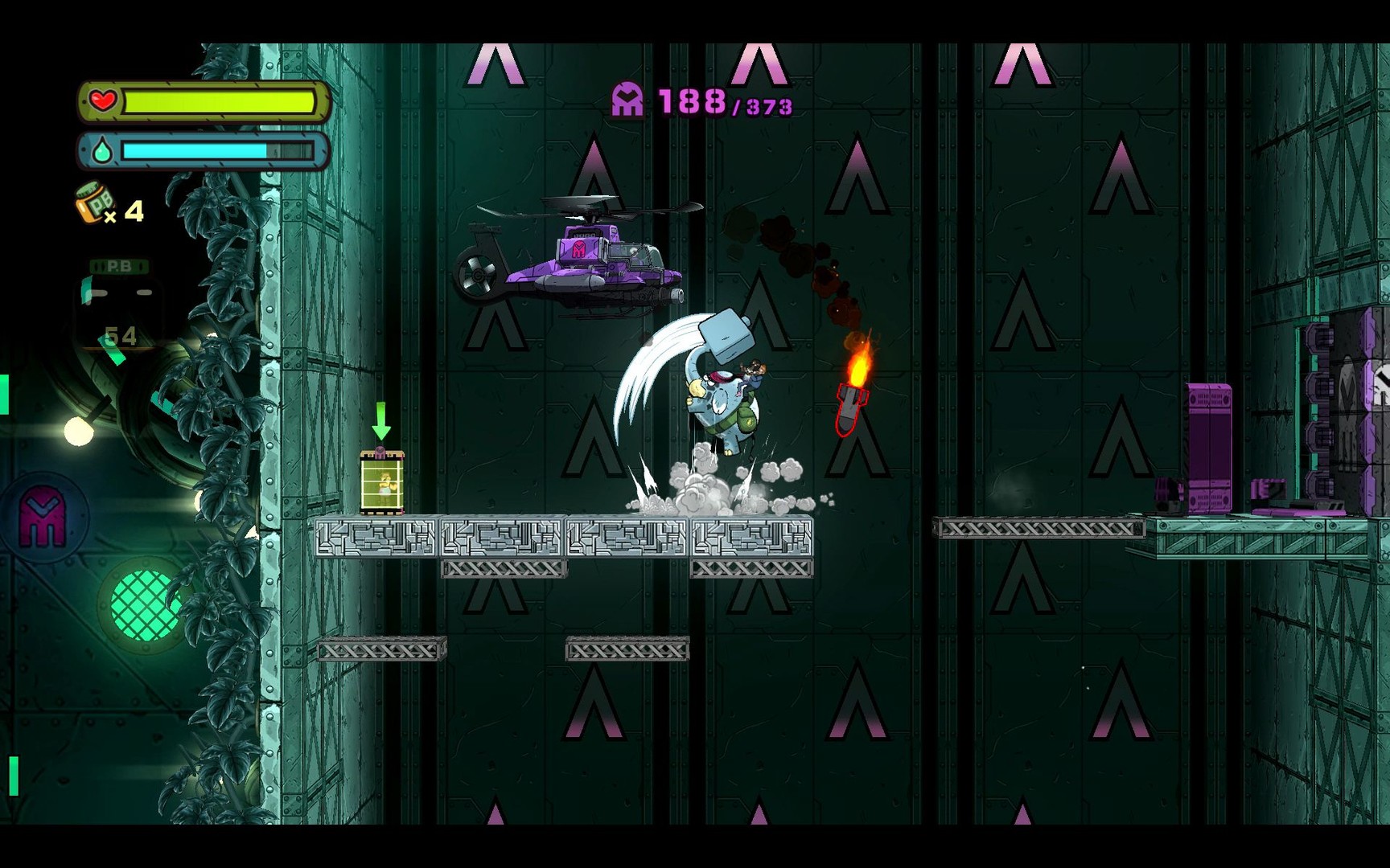 Скриншот из игры TEMBO THE BADASS ELEPHANT - 27