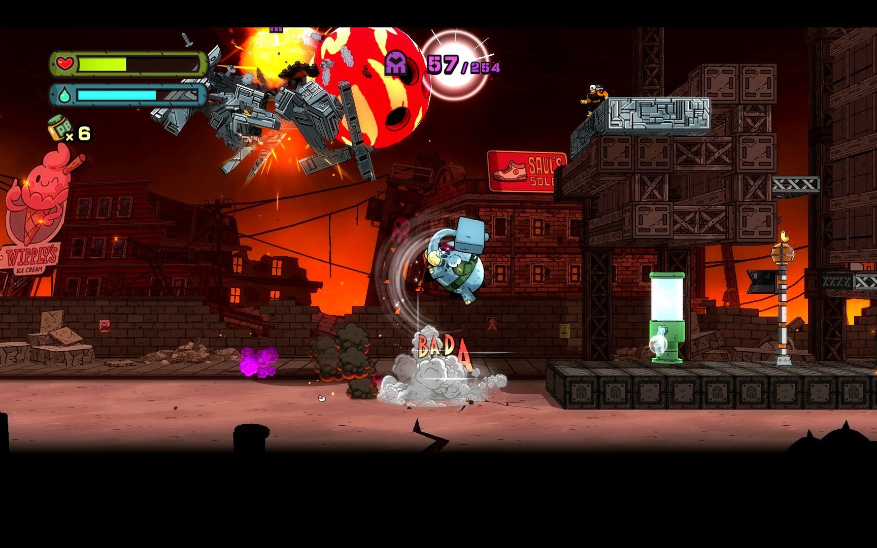 Скриншот из игры TEMBO THE BADASS ELEPHANT - 67