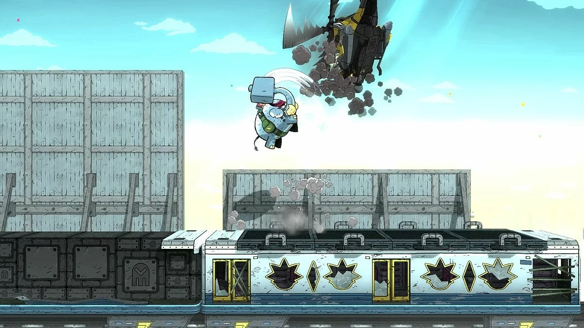 Скриншот из игры TEMBO THE BADASS ELEPHANT - 42