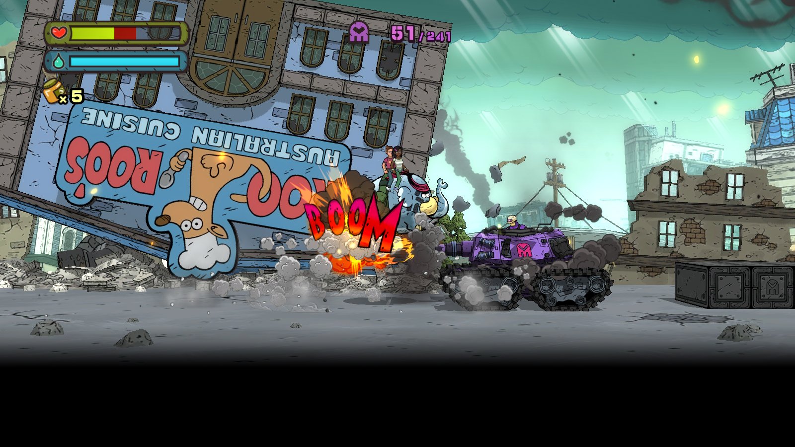 Скриншот из игры TEMBO THE BADASS ELEPHANT - 20