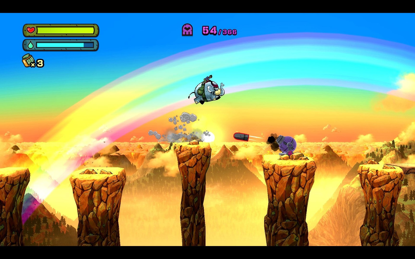 Скриншот из игры TEMBO THE BADASS ELEPHANT - 65